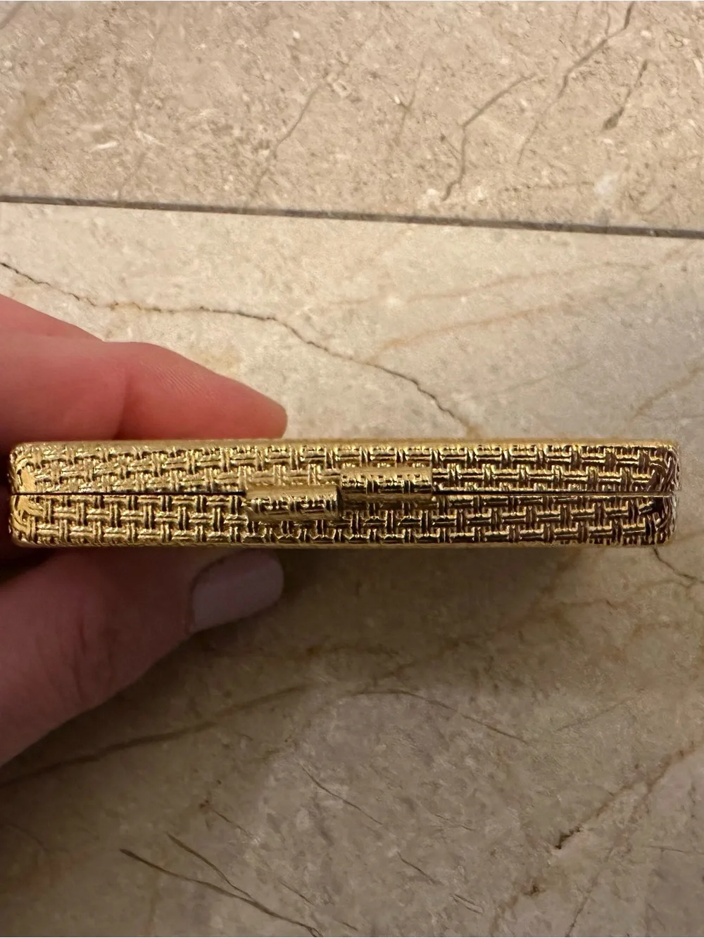vintage Lancôme Maquifinish powder compact